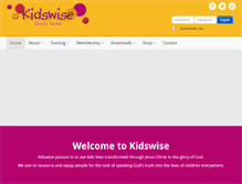 Tablet Screenshot of kidswise.com.au